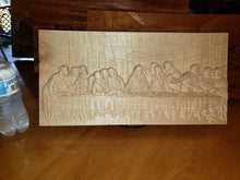 Load image into Gallery viewer, The Last Supper - Curly Maple, 18&quot; by 9&quot;