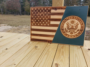 Celebrate Our Armed Forces Plaque - Painted - 30" by 20"